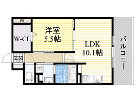 大阪府茨木市上泉町12番17号5（賃貸マンション1LDK・2階・40.23㎡） その2