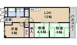 メゾン・トゥルース 3LDKの間取図画像