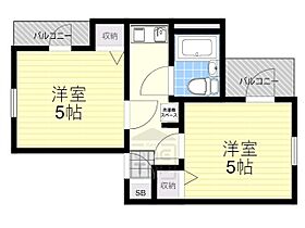 大阪府茨木市宮元町（賃貸マンション2K・1階・25.80㎡） その2