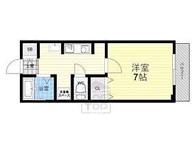 大阪府茨木市奈良町6番18号（賃貸マンション1K・3階・22.41㎡） その2