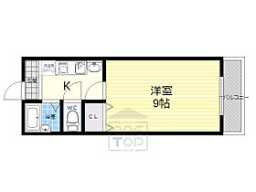 大阪府吹田市岸部南１丁目（賃貸マンション1K・7階・26.00㎡） その2