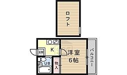 間取図画像 1K