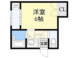 サンハイツ藤 2階/-