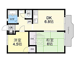 シャロームB 2階