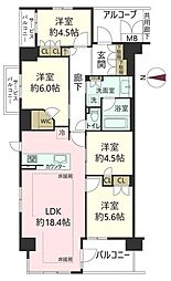 プレミスト京都西院 4LDKの間取図画像