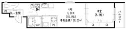 ピレーネ一津屋 1LDKの間取図画像