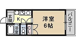 メゾン・コラージュ ワンルームの間取図画像