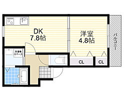 フジパレス沢良宜東5番館 3階/-