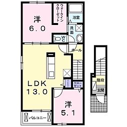 エルベランシマ 2階/-