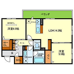 Casa Felice UNOBE 2階