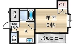サンパレスエル 2階/-