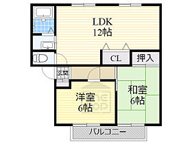 大阪府茨木市星見町（賃貸アパート2LDK・1階・52.00㎡） その2