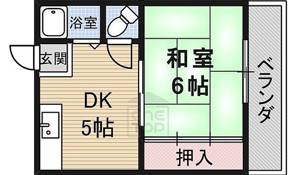 大阪府茨木市別院町(賃貸アパート1DK・1階・24.00㎡)の写真 その2