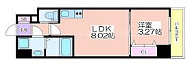 FDS AERAS VIM  ｜ 大阪府大阪市住之江区西住之江2丁目（賃貸マンション1LDK・2階・27.45㎡） その2