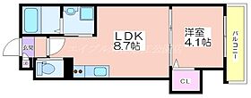 Buzz北加賀屋  ｜ 大阪府大阪市住之江区西加賀屋2丁目（賃貸マンション1LDK・2階・29.22㎡） その2