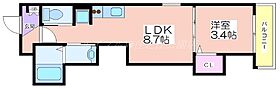 Buzz北加賀屋  ｜ 大阪府大阪市住之江区西加賀屋2丁目（賃貸マンション1LDK・2階・28.92㎡） その2