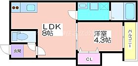 シプランドーレII  ｜ 大阪府大阪市西成区玉出中1丁目（賃貸アパート1LDK・2階・30.00㎡） その2