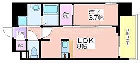 Luxe住吉公園  ｜ 大阪府大阪市住之江区浜口西2丁目（賃貸マンション1LDK・10階・30.26㎡） その2