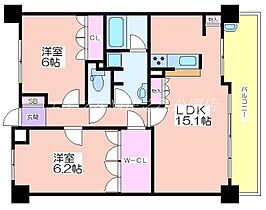 シャルマンフジビルト・モアー住之江公園駅前アーバンヴィレッジ  ｜ 大阪府大阪市住之江区新北島1丁目（賃貸マンション2LDK・6階・65.93㎡） その2