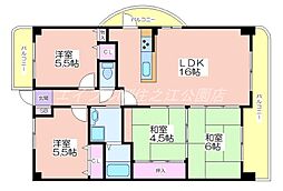 ノアーズアーク住之江 4LDKの間取図画像