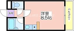 シャトレーヌ北島 ワンルームの間取図画像