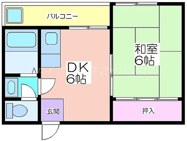 ウィステリア墨江 ｜大阪府大阪市住吉区墨江1丁目(賃貸マンション1DK・2階・28.37㎡)の写真 その2