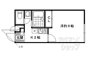 レオパレスボンマルシェ山科 108 ｜ 京都府京都市山科区厨子奥矢倉町（賃貸アパート1K・1階・20.28㎡） その2