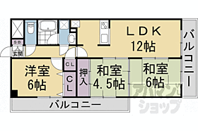 京都府京都市伏見区桃山町弾正島（賃貸マンション3LDK・5階・57.20㎡） その2