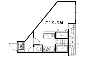 滋賀県大津市大萱5丁目（賃貸マンション1R・1階・27.00㎡） その2