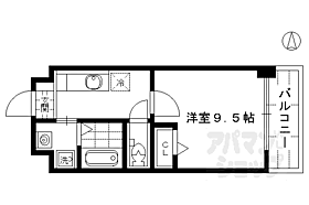 京都府京都市伏見区深草西浦町5丁目（賃貸マンション1K・3階・28.37㎡） その2