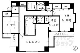 京都府京都市中京区柳馬場通錦小路上ル十文字町（賃貸マンション3LDK・4階・118.28㎡） その2