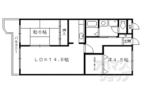 京都府京都市伏見区久我東町（賃貸マンション2LDK・3階・59.79㎡） その2