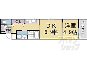 京都府京都市南区四ツ塚町（賃貸マンション1DK・1階・36.26㎡） その2