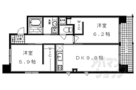 京都府京都市中京区堀川通六角下る壺屋町（賃貸マンション2LDK・4階・54.70㎡） その2