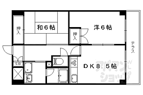 ファミールＴ．ＣアクトII 502 ｜ 京都府京都市山科区小山姫子町（賃貸マンション2LDK・5階・44.00㎡） その2