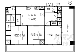 京都府京都市南区東九条西山王町（賃貸マンション3LDK・10階・82.70㎡） その2