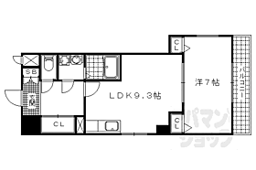 滋賀県大津市浜大津1丁目（賃貸マンション1LDK・6階・40.88㎡） その2