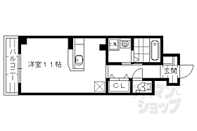 京都府京都市南区唐橋大宮尻町（賃貸マンション1R・4階・30.96㎡） その2