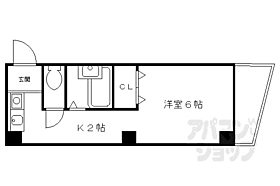 京都府京都市東山区本町新6丁目（賃貸マンション1K・3階・21.00㎡） その2