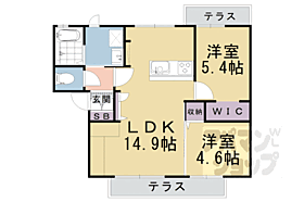 コキチハウス 102 ｜ 京都府京都市山科区西野山階町（賃貸アパート1LDK・1階・56.00㎡） その2