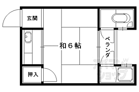 明和荘 22 ｜ 京都府京都市山科区御陵別所町（賃貸アパート1R・2階・17.00㎡） その2