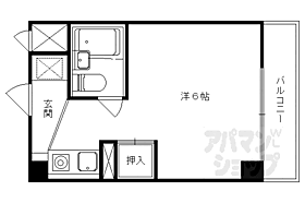 第6長栄サンシャイン・みささぎ 403 ｜ 京都府京都市山科区御陵進藤町（賃貸マンション1K・4階・20.10㎡） その2