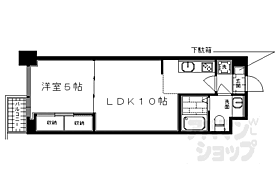 京都府京都市中京区小川通二条下ル古城町（賃貸マンション1LDK・3階・34.04㎡） その2