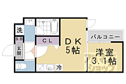 間取図画像 1DK