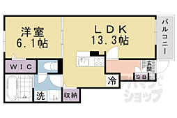 ベラーノ II 2LDKの間取図画像