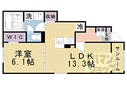 京阪石山坂本線 唐橋前駅 徒歩15分の賃貸アパート
