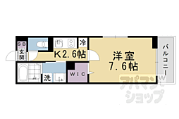 アリエッタ 1Kの間取図画像