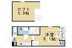 ハーモニーテラス椥辻中在家町 2階