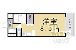 メゾンマロニエ ワンルームの間取図画像