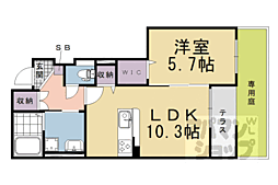 近鉄京都線 伏見駅 3.4km 1階/-